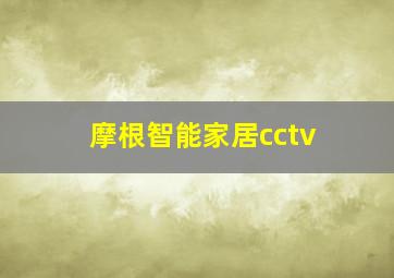 摩根智能家居cctv