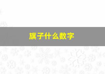 旗子什么数字