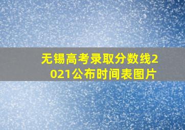 无锡高考录取分数线2021公布时间表图片