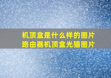 机顶盒是什么样的图片路由器机顶盒光猫图片