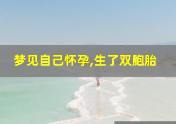 梦见自己怀孕,生了双胞胎