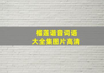 榴莲谐音词语大全集图片高清