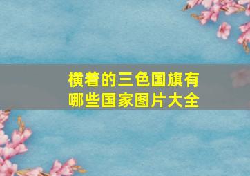 横着的三色国旗有哪些国家图片大全