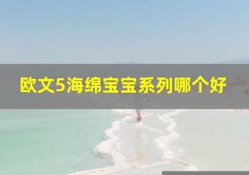 欧文5海绵宝宝系列哪个好