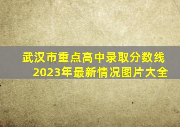 武汉市重点高中录取分数线2023年最新情况图片大全