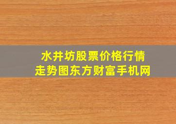 水井坊股票价格行情走势图东方财富手机网