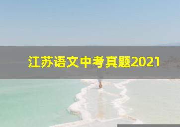 江苏语文中考真题2021