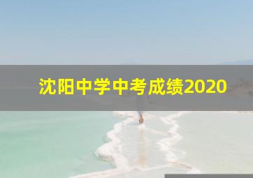 沈阳中学中考成绩2020