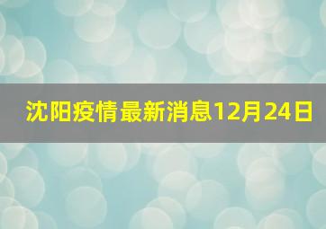 沈阳疫情最新消息12月24日