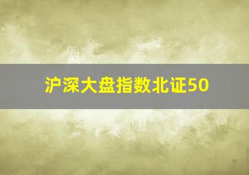 沪深大盘指数北证50