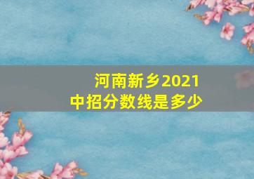 河南新乡2021中招分数线是多少