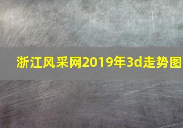 浙江风采网2019年3d走势图