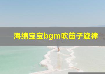 海绵宝宝bgm吹笛子旋律