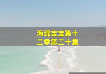 海绵宝宝第十二季第二十集