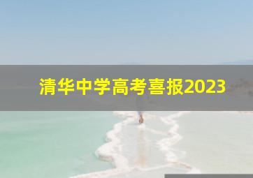 清华中学高考喜报2023