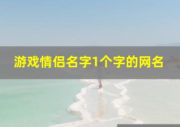 游戏情侣名字1个字的网名