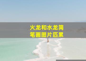 火龙和水龙简笔画图片匹累