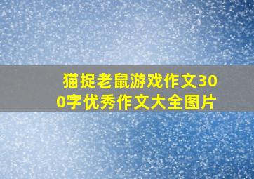 猫捉老鼠游戏作文300字优秀作文大全图片