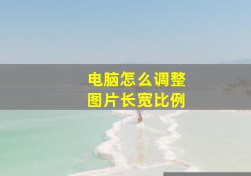 电脑怎么调整图片长宽比例