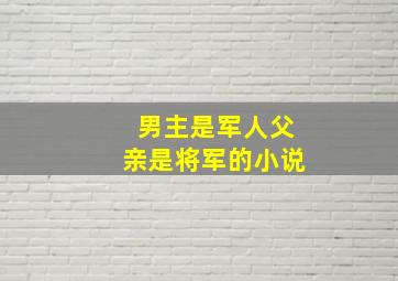 男主是军人父亲是将军的小说