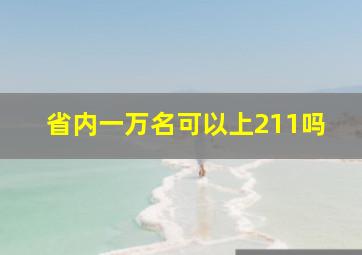 省内一万名可以上211吗