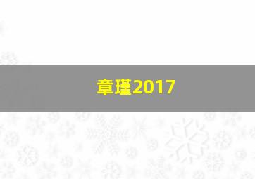 章瑾2017