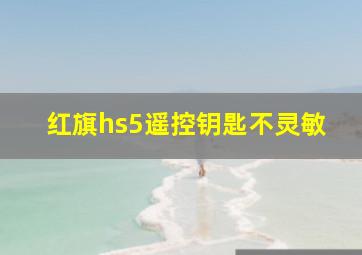 红旗hs5遥控钥匙不灵敏