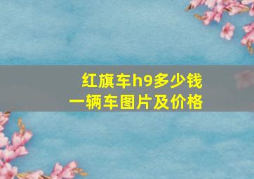 红旗车h9多少钱一辆车图片及价格