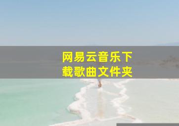 网易云音乐下载歌曲文件夹