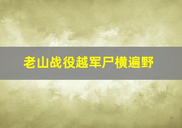 老山战役越军尸横遍野