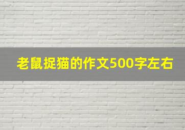 老鼠捉猫的作文500字左右