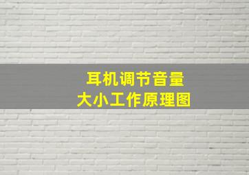 耳机调节音量大小工作原理图