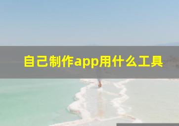 自己制作app用什么工具