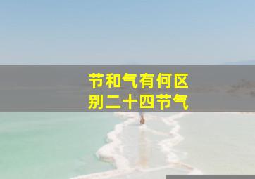 节和气有何区别二十四节气