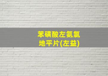 苯磺酸左氨氯地平片(左益)