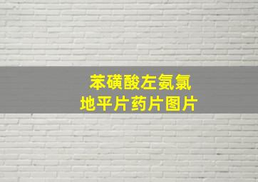 苯磺酸左氨氯地平片药片图片