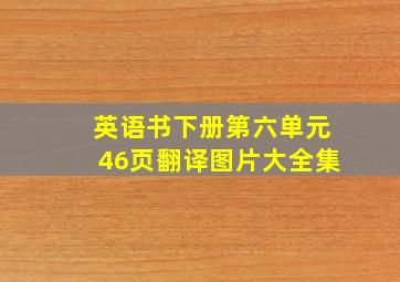 英语书下册第六单元46页翻译图片大全集