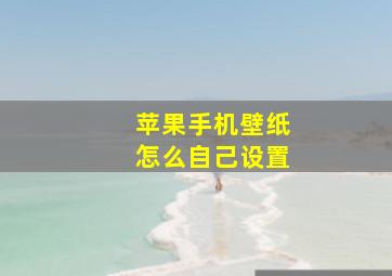 苹果手机壁纸怎么自己设置