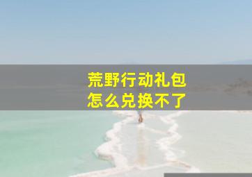 荒野行动礼包怎么兑换不了