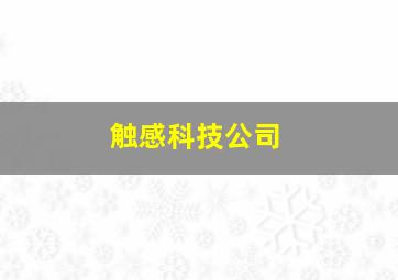 触感科技公司