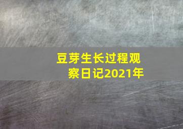 豆芽生长过程观察日记2021年