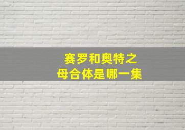 赛罗和奥特之母合体是哪一集