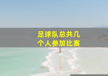 足球队总共几个人参加比赛