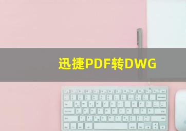 迅捷PDF转DWG