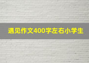 遇见作文400字左右小学生