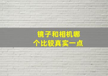 镜子和相机哪个比较真实一点