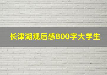 长津湖观后感800字大学生