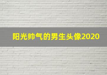 阳光帅气的男生头像2020