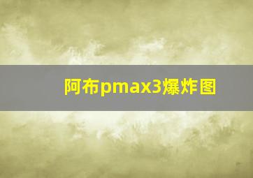 阿布pmax3爆炸图