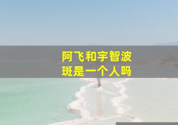 阿飞和宇智波斑是一个人吗